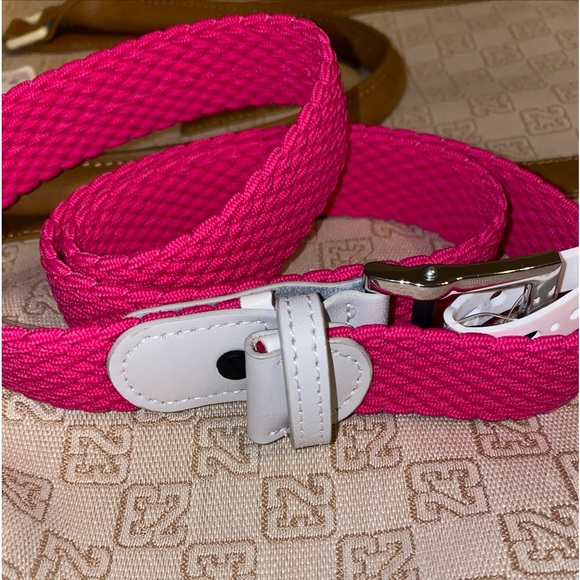 Nike Golf NWT Womens Stretch Woven Skinny Belt Pink Size Small NWT - Picture 6 of 6